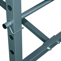 PURE 4-Levels Adjustable Weight Bench Fitness Equipment with Barbell Rack-Black