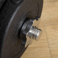 PURE 20KG Adjustable Weights Dumbbells Set, Dumbbell Hand Weights for Home Office Gym Body Fitness Lifting Training, Black