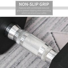 PURE 2x20kg Rubber Hex Dumbbell Portable Hand Weights Dumbbell Home Gym Workout Fitness Hand Dumbbell