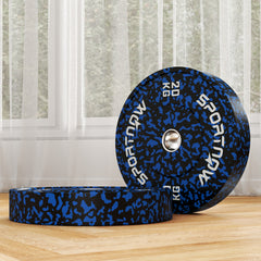 PURE Olympic Weight Plates with 5cm Holes, for Weight Lifting, 2 x 20KG