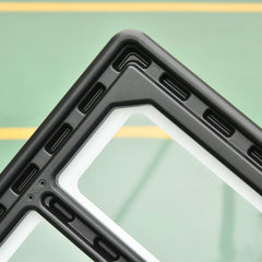 PURE Portable 10ft Basketball Backboard Hoop Set Professional Outdoor Freestanding Basketball Stand with Wheels for Adults and Children, Adjustable High 2.55M-3.05M