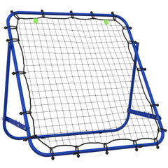 PURE Adjustable Rebounder Net Kickback Target Goal for Teens Adults Training, Blue