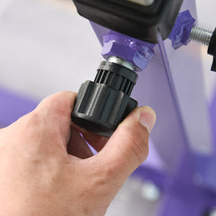 PURE Steel Frame Adjustable Horizonal Gymnastics Bar For Kids Home Gym Training Purple