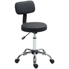 PURE 360° Swivel Seat Salon Stool - Black