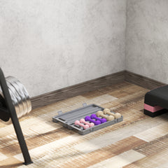 PURE 6Kg Dumbbell Set, Fitness Weight Set for Men and Women, Home Gym Workout, Pink, Purple, Brown