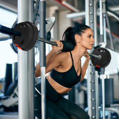 PURE Weight Plates Set, with Two 5kg and Two 2.5kg weights, Black