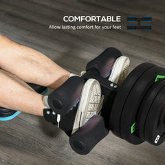 PURE Tib Bar with 2 x 5kg&2 x 10kg Olympic Weight Plates, Tibialis Trainer Calf Raise Machine for Shin Splints and Knee Pain Relief, for Home, Gym, Lifting and Strength Training