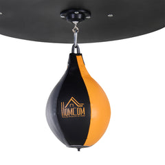 PURE Freestanding Boxing Punch Bag & Speed ball Station, for Home Gym, Grey