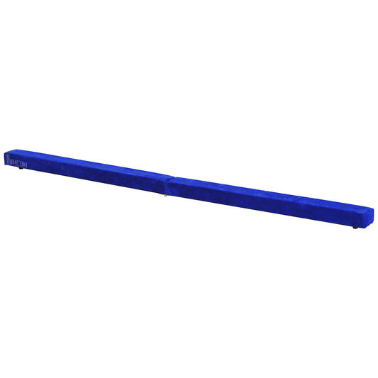 PURE 2.1M 7FT Gymnastics Folding Balance Beam Home Gym Training Exercise Sports - Blue
