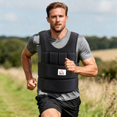 PURE 20KG Adjustable Weight Vest, Black