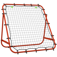 PURE Adjustable Rebounder Net Kickback Target Goal for Teens Adults Training, Red