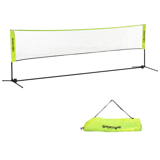PURE 4m Badminton Net, Height Adjustable Outdoor Sports Net, with Carry Bag, for Tennis, Pickleball, Volleyball