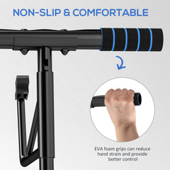 PURE Pull-Up Bar, No-Drilling Chin-Up Bar, Push-Up Stand with Resistance Bands, Padded Handles for Home Gym Exercise