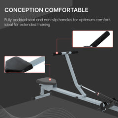 PURE Rowing Machine Cardio Rower Workout Fitness Body Tonner Home Gym Training