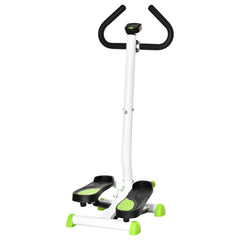 PURE Twister Stepper, Step Machine with Adjustable Resistance, LCD Screen - White