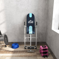 PURE Foldable Gravity Inversion Table Back Therapy Home Fitness Bench Black