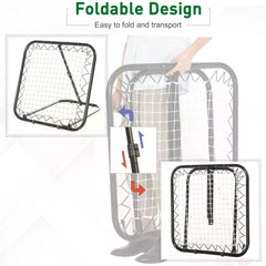 PURE Angle Adjustable Rebounder Net Goal Training Set Football, Baseball