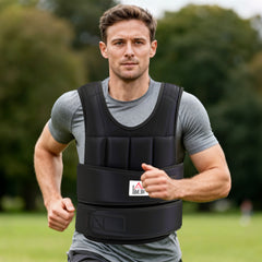 PURE 20KG Adjustable Weight Vest, Black