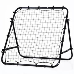PURE Adjustable Rebounder Net Kickback Target Goal for Teens Adults Training, Black