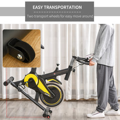PURE Upright Exercise Bike Indoor Training Cycling Machine Stationary Workout Bicycle with 10KG Flywheel and Adjustable Resistance Seat Handlebar LCD Display for Home Gym