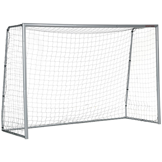 PURE 10ft x 6.5ft Football Goal, Football Net for Garden with Ground Stakes, Quick and Simple Set Up