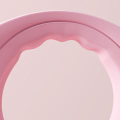 PURE 12kg Kettlebell, Kettle Bell with Wide Handle for Home Gym, Weight Lifting, Strength Training, Pink