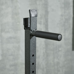 Heavy Duty Barbell Squat Rack with Dip Station, Adjustable and Multifunctional Weight Power Stand for Home Gym