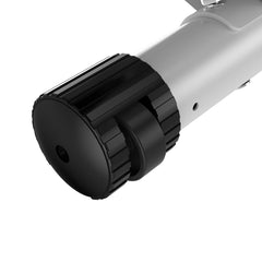 PURE Folding Exercise Bike, Fitness Bicycle Indoor Trainer, 8-Level Magnetic Resistance Adjustable, with LCD Monitor, Pulse Sensor, Grey