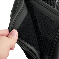 PURE Boxing Headguard w/ Adjustable Strap for Sparring, Kickboxing, MMA, Red/Black