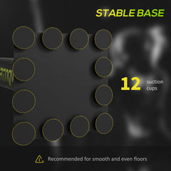 Boxing Bag, Freestanding Punching Bag, with Reflex Bar, Speed Balls, Black