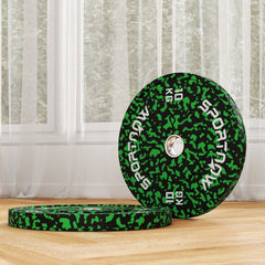 PURE Olympic Weight Plates with 5cm Holes, for Weight Lifting, 2 x 10kg