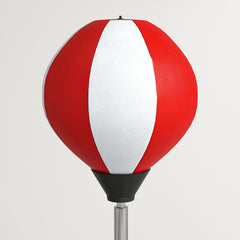 PURE Punching Bag with Stand Boxing Bag Set with Adjustable Height, Red