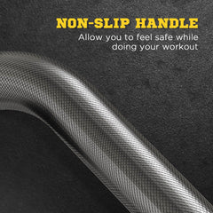 25kg Barbell Set, Adjustable Weights with Curl Bar and Non-slip Handle, for Women and Men Weight Lifting Training