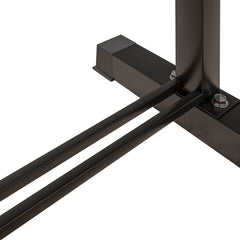 PURE Flat Weight Bench, 300KG Weight Capacity Workout Bench with Dumbbell Rack