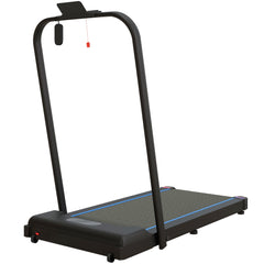 PURE 2.5HP Walking Pad Treadmill, 1-6km/h Folding Treadmill with Remote Control and LED Display for Home Gym Office, Blue