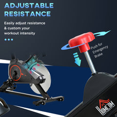 PURE Indoor Upright Exercise Bike Machine, with Adjustable Seat, Resistance, Handlebar, LCD Display