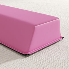 PURE 7.7ft Folding Gymnastics Beam, Floor Balance Beam for Kids with Anti-Slip Base, Gymnastics Equipment for Home, Pink