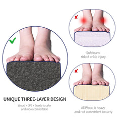 PURE 2.1M 7FT Gymnastics Folding Balance Beam Home Gym Training Exercise Sports - Blue