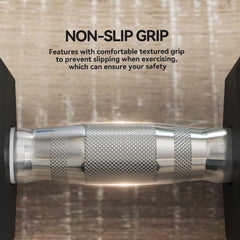 PURE 2x17.5KG Rubber Hex Dumbbell Portable Hand Weights Dumbbell Home Gym