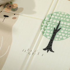 PURE Animal-Themed Baby Plat Mat Double Sided, Foldable, Water-Resistant for Outdoor/Indoor, 177 x 146 x 1.5cm