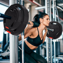 PURE Weight Plates Set, with Two 10kg and Two 5kg weights, Black