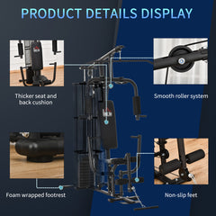 PURE Multifunction Home Gym System Weight Training Exercise Workout Station