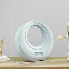 PURE 6kg Kettlebell, Kettle Bell with Wide Handle for Home Gym, Weight Lifting, Strength Training, Light Grey