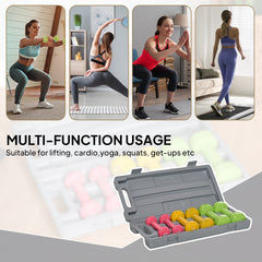 PURE 6Kg Dumbbell Set, Fitness Weight Set for Men and Women, Home Gym Workout