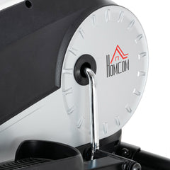 PURE Elliptical Cross Trainer, Home Cardio Workout Machine with Eight Level Magnetic Resistance, LCD Monitor, Heart Rate Sensor, Two Wheels