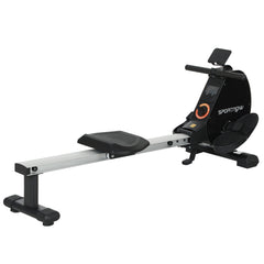 PURE Folding Magnetic Rowing Machine, with 16-Level Adjustable Resistance, Black