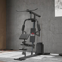 PURE Multi-Exercise Gym Station, with 45kg Weight Stack, for Full Body Workout