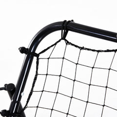 PURE Adjustable Rebounder Net Kickback Target Goal for Teens Adults Training, Black