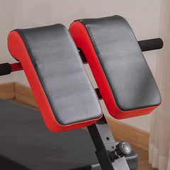 PURE Multifunction Weight Bench with 2 Dumbbells, 7-Level Adjustable Hyper Extension Sit-up Bench