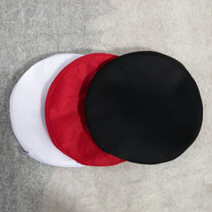 PURE Hydraulic Swivel Salon Spa Stool Height Adjustable Facial Massage Tattoo with 3 Changeable Seat Covers, Black